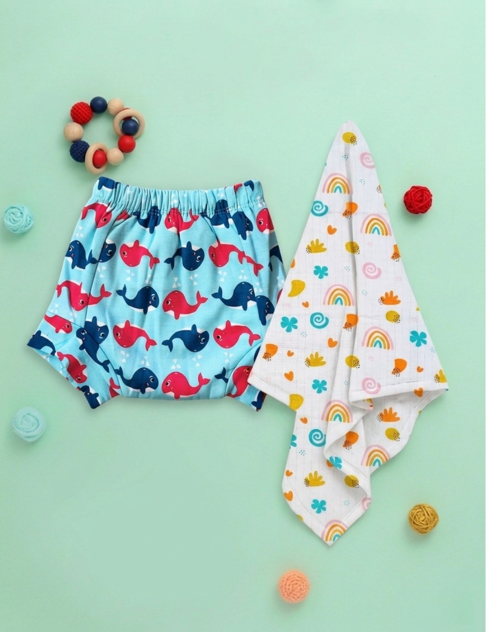 Dipe & Wipe | Ocean Tales & Cozy Clouds (2-Piece Set)