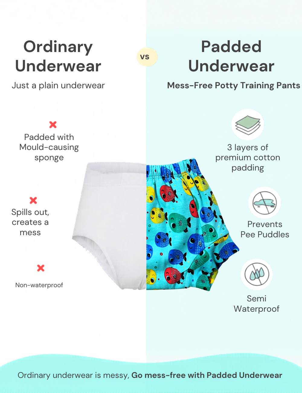 Dipe & Wipe | Aqua Friends & Rainbow Snuggles (2-Piece Set)