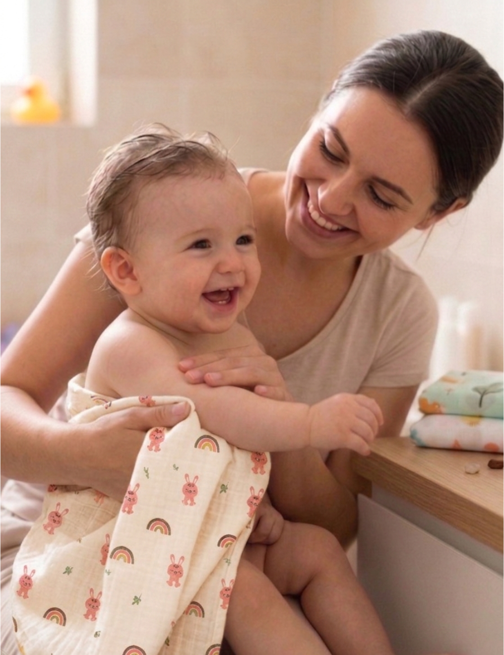 Dipe & Wipe | Aqua Friends & Rainbow Snuggles (2-Piece Set)
