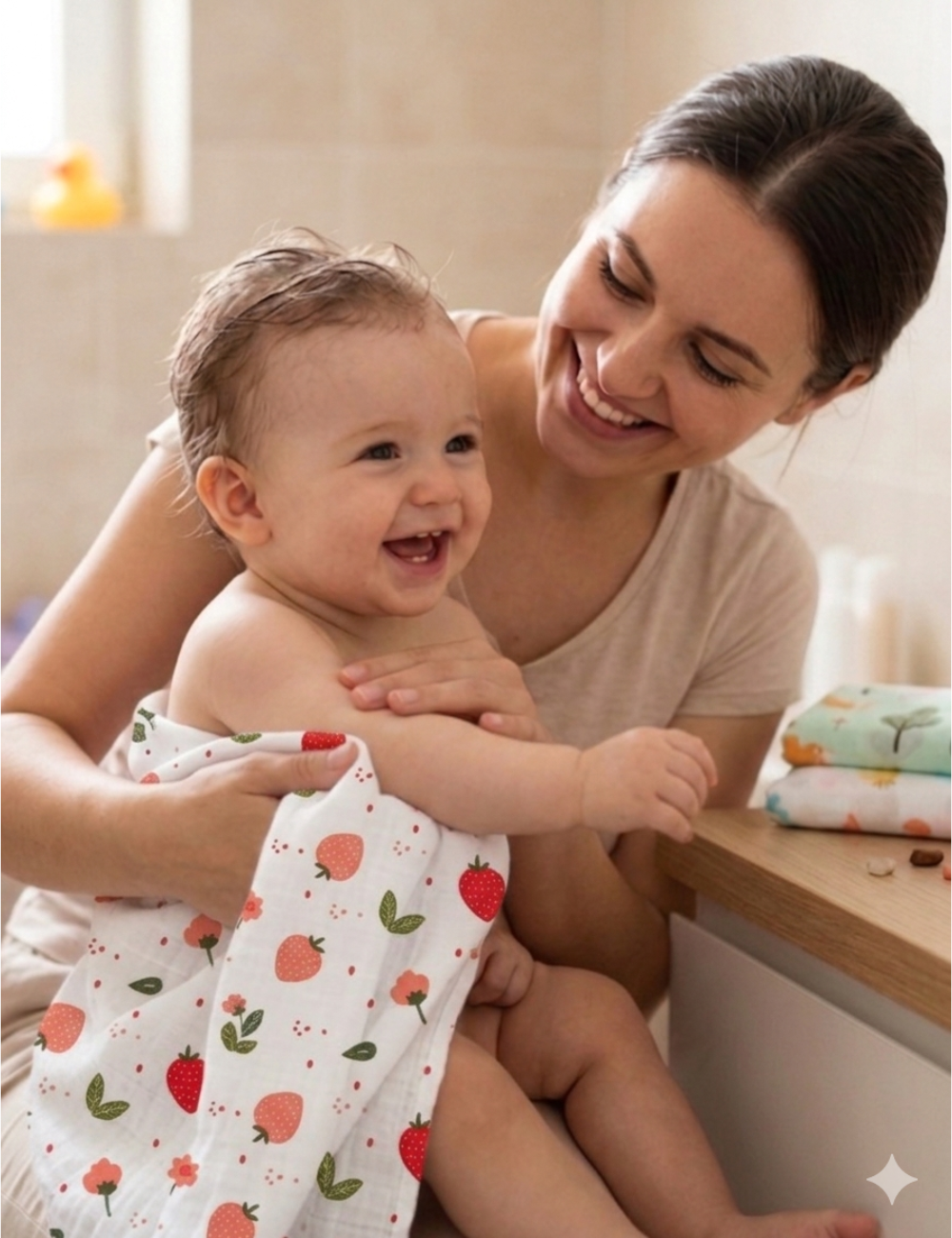 Dipe & Wipe | Playful Seas & Strawberry Bloom (3-Piece Set)