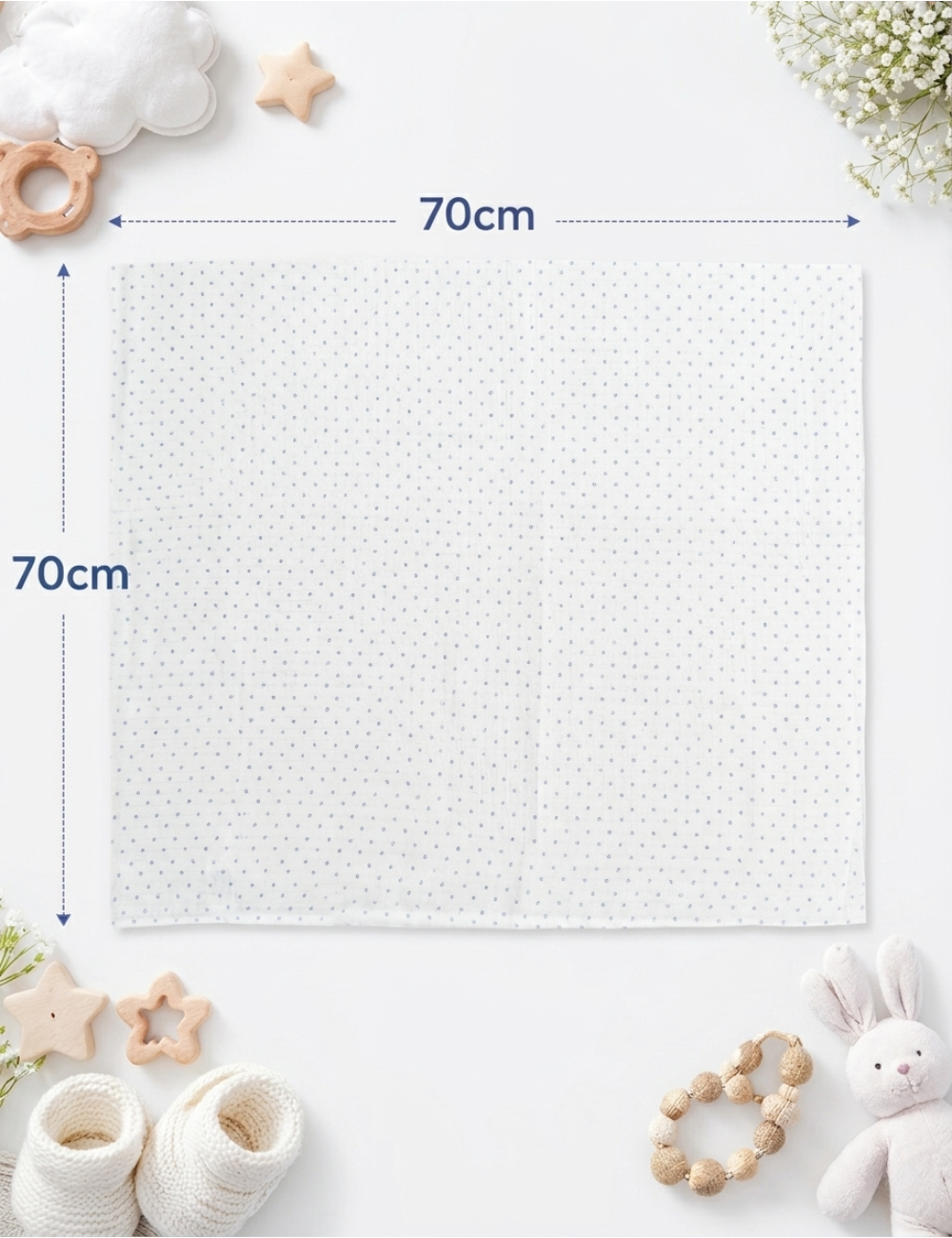 Muslin Towel | Sandal Zeb & White Stars