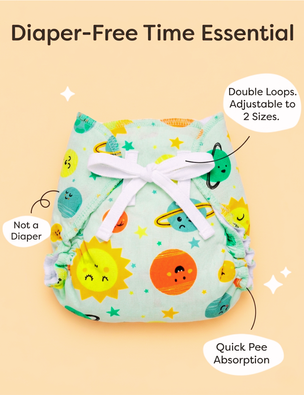 Dipe & Wipe | Sunny Planets + Citrus Splash (2-Piece Set)
