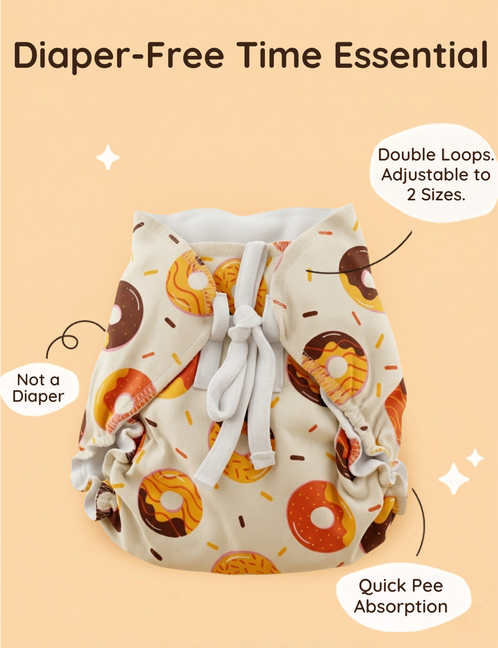 Dipe & Wipe | Donut Delight + Tiny Bears (2-Piece Set)