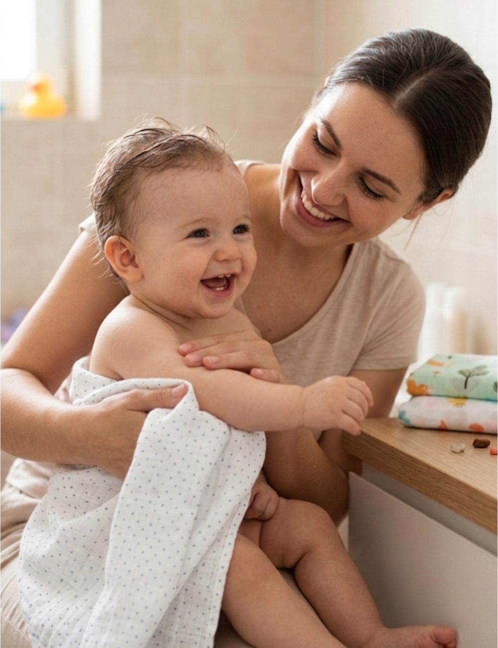 Muslin Towel | Sandal Zeb & White Stars