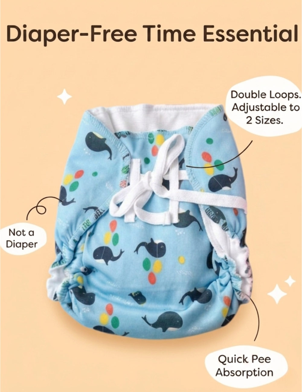 Dipe & Wipe | Dino + Blue Whale (2-Piece Set)