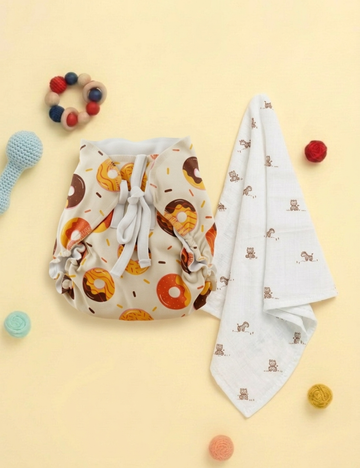 Dipe & Wipe | Donut Delight + Tiny Bears (2-Piece Set)